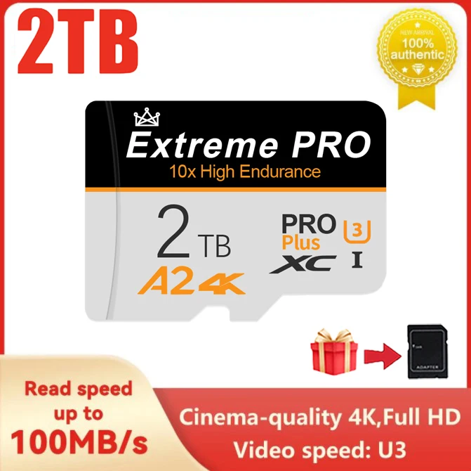 Мини-карта памяти Micro TF класс 10 128 ГБ 256 U3 4K