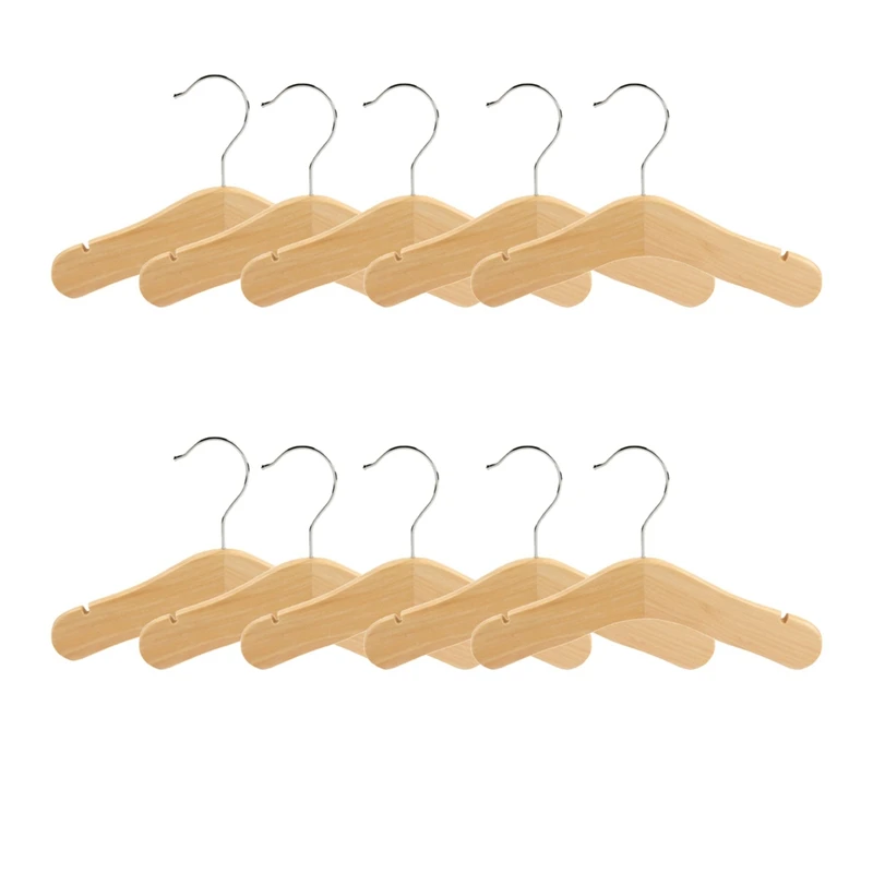 

Wooden Baby Hangers,Kids Hangers,Notched Shoulder Design For Children Clothes,Decoration Hanger,20 Pack,Large