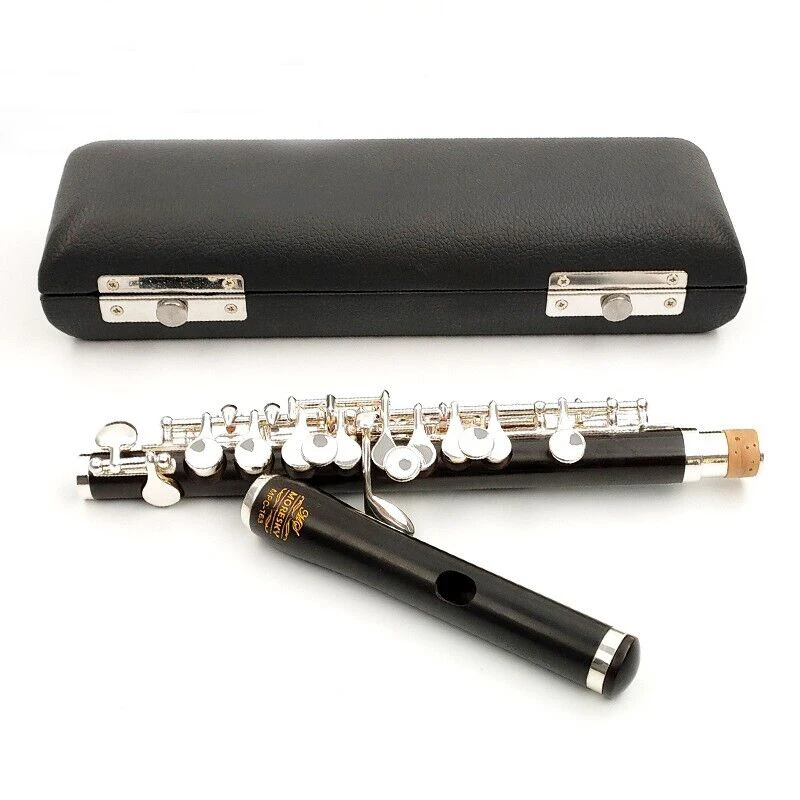 

Ebony Piccolo C Key Cupronickel Flute Silver Plated keys block MPC-163