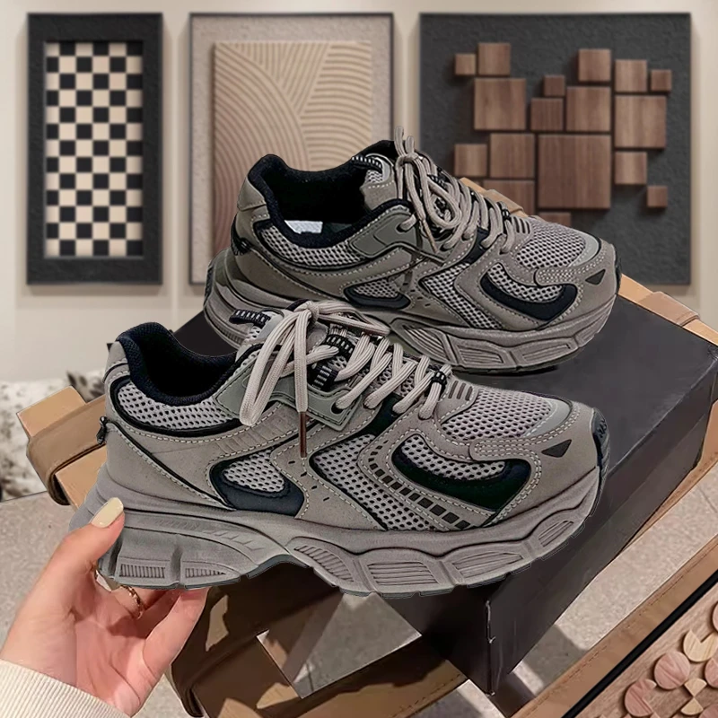 Туфли женские с мягкой подошвой Спортивные Повседневные на толстой подошве