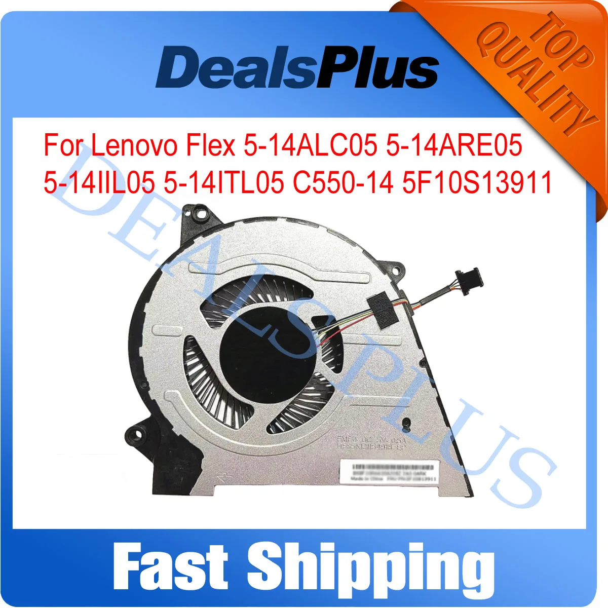 

Новый вентилятор охлаждения процессора ноутбука для Lenovo Flex 5-14ALC05 5-14ARE05 5-14IIL05 5-14ITL05 C550-14 5F10S13911