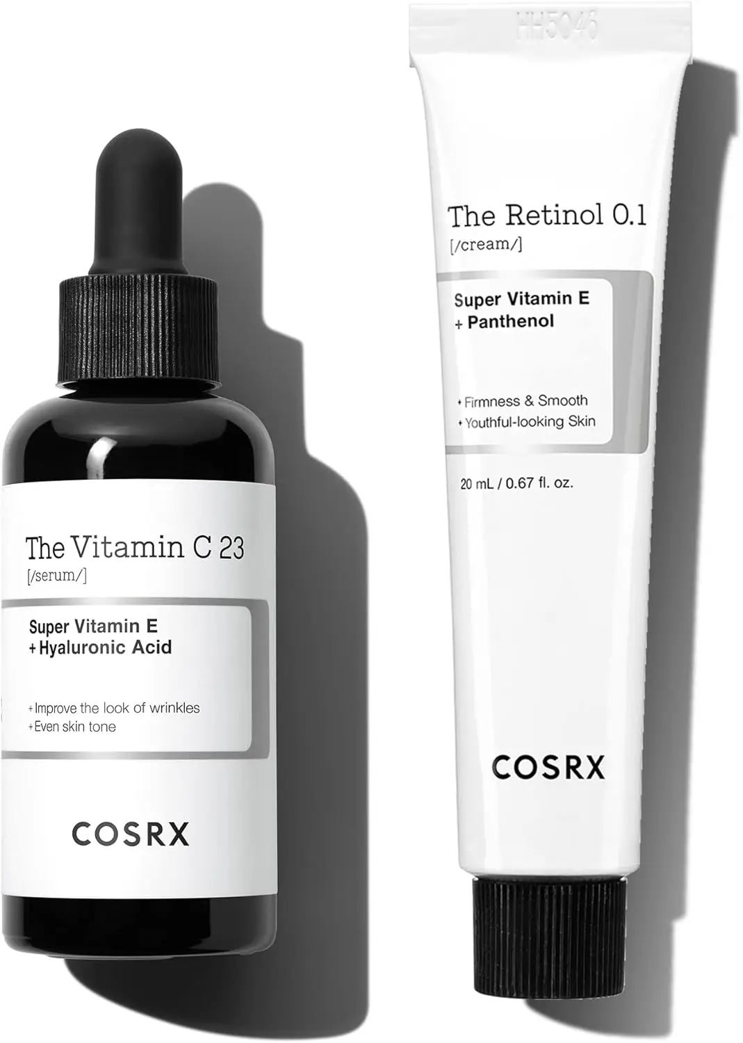 COSRX Advanced Skin Cycling Routine — чистый витамин 23% сыворотка + крем с ретинолом 0 1%