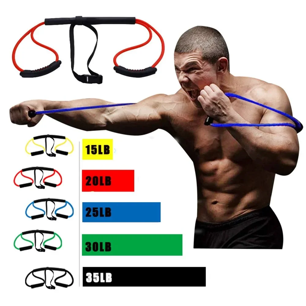 

Скоростная лента для тренировок, Резиновая лента для тренировки тайского Муай, оборудование для сопротивления, тяговая сила, силовой тренажерный зал, тренировка, бокс, карате