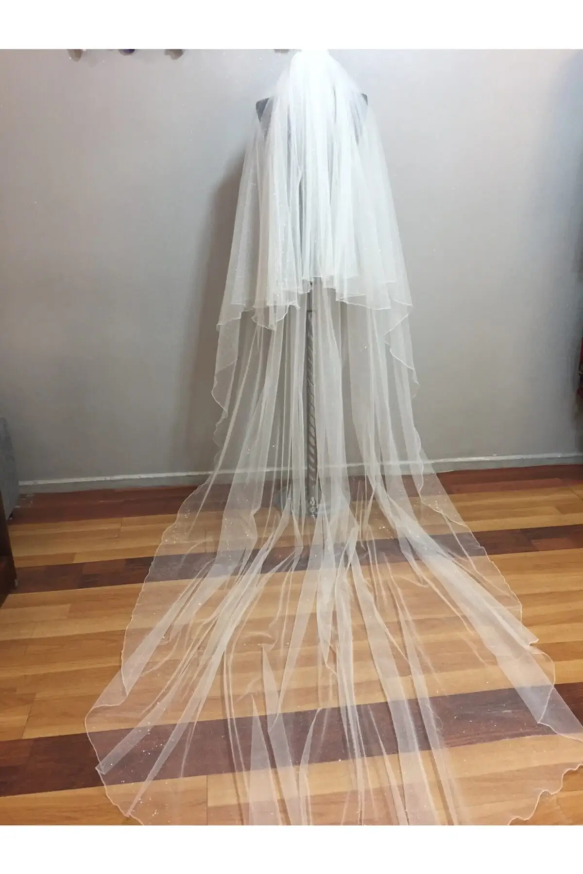 

Bridal Accessories Veil Silvery Wedding Handmade For Bride And Bridesmaids