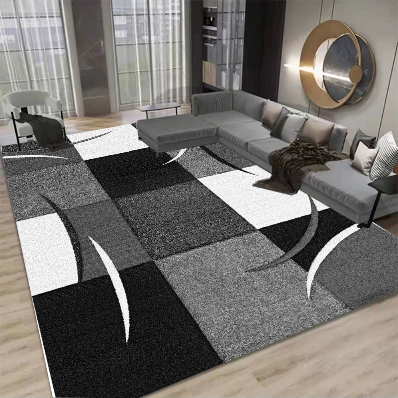 Modern Home Living Room Decoration Rugs Large Area Study Lounge Rug Light Luxury Bedroom Decor Carpet Washable Non-slip Carpets