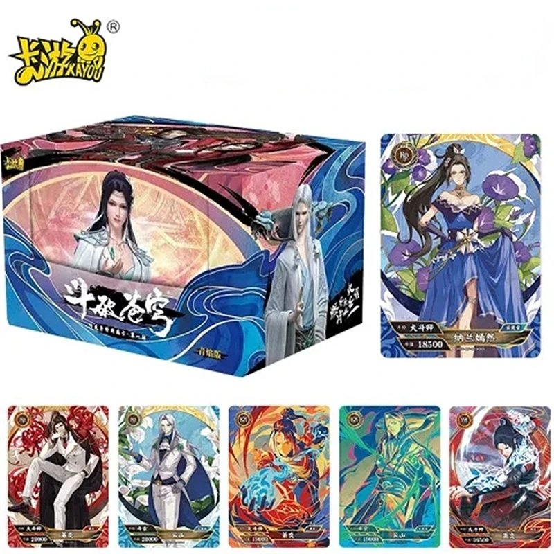 

KAYOU Genuine Anime Battle Through The Heavens QingYan Version Tier1 Collection Cards XiaoYan BP/LGR Card for Kid Christmas Gift