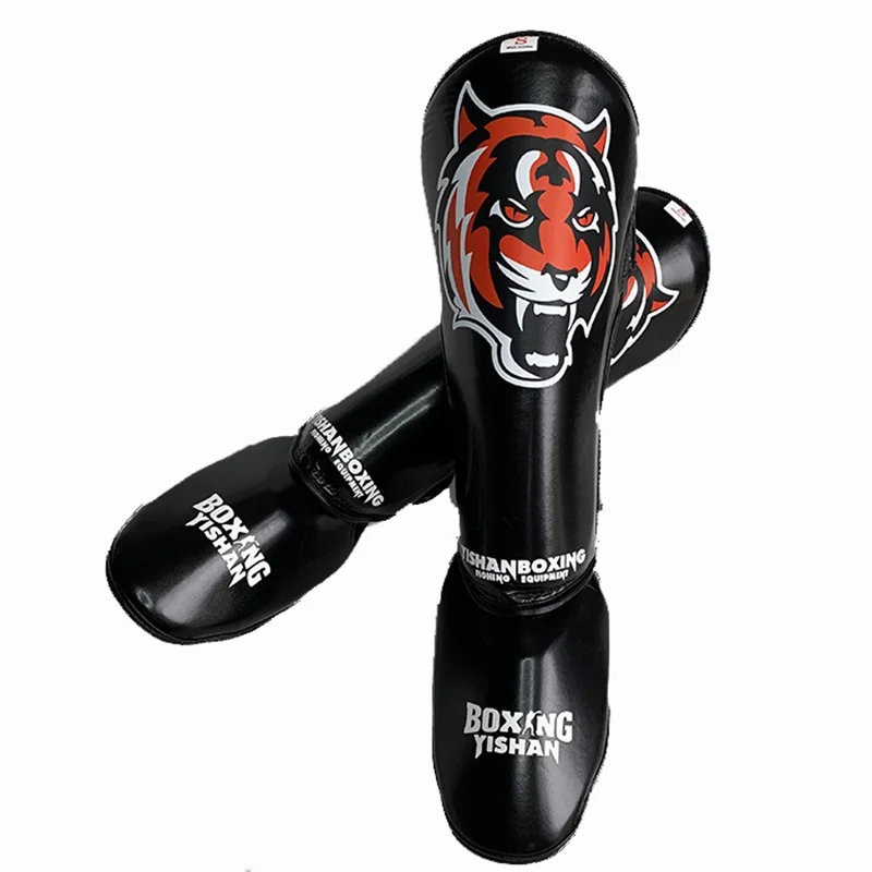 Защита для ног кикбоксинга щиколотки муай искусственная кожа боксерские щитки