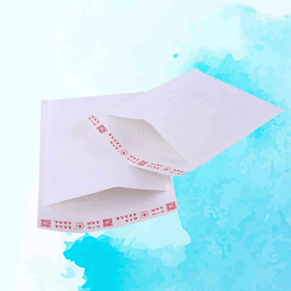 

White Kraft Bubble Film Mailing Envelope Bags With Customizing(150x180)