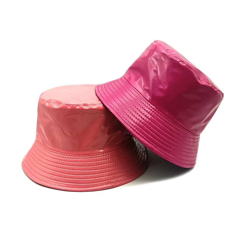 Мужская двухсторонняя шляпа из ПУ кожи золотого и серебряного цвета в