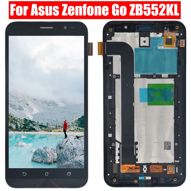 

ЖК-дисплей для Asus Zenfone C ZC451CG Z007 матричный экран Z007 дигитайзер в сборе Сенсорная панель ZC451CG ЖК-экран с рамкой