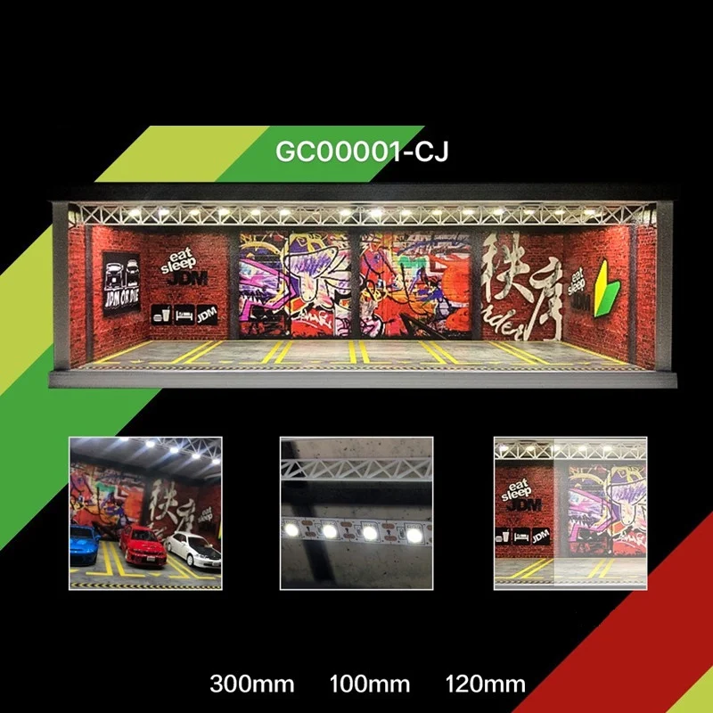 Подземная Автостоянка Geechan 1:64 JDM, подземная автостоянка, Диона и фотогалерея, модель сборки