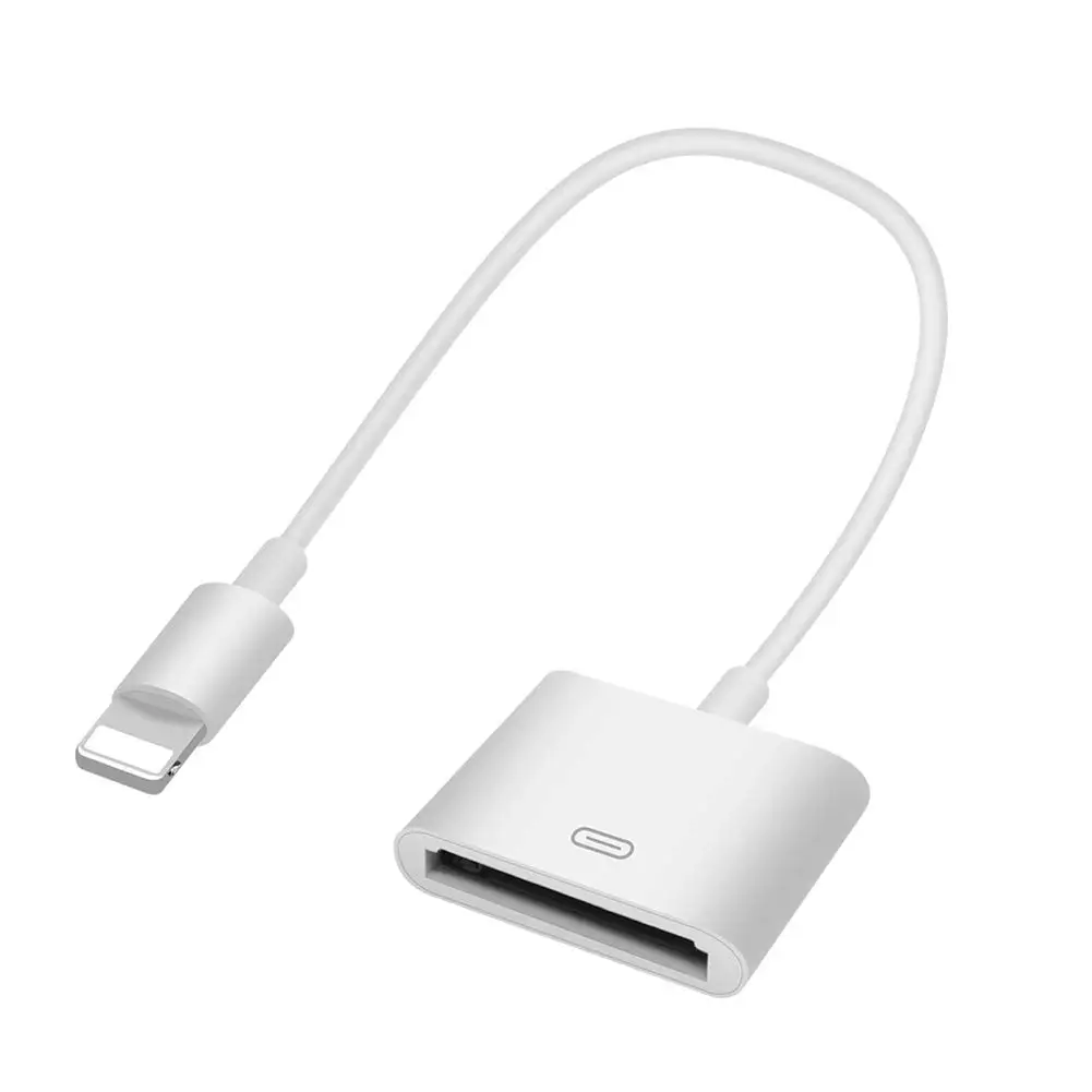 Адаптер Lightning/30-Pin для зарядки iPhone 12/11/X/8/7/6/5/iPad/iPod |