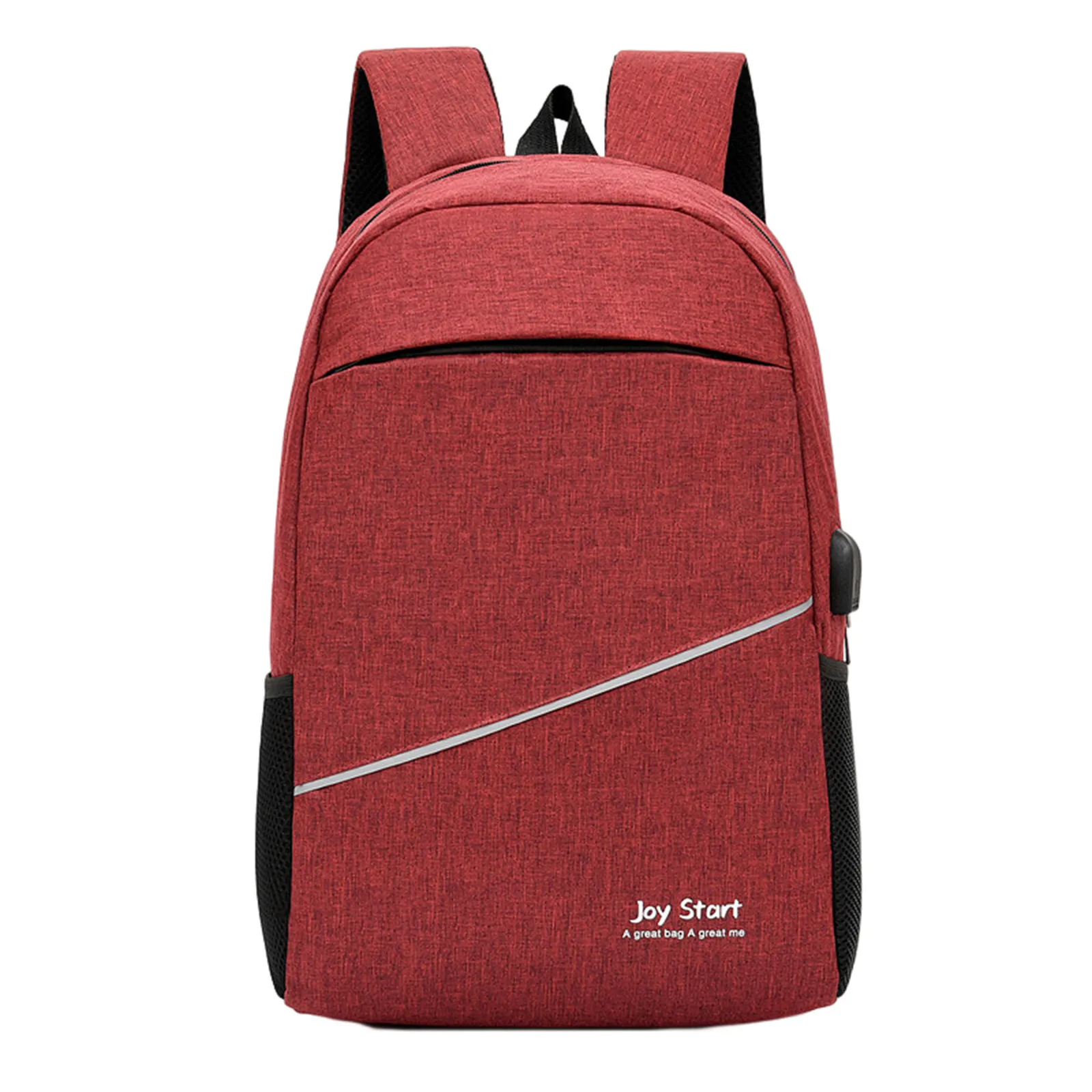 

New Men's Backpack Nylon Cloth Casual Fashion USB Style High Quality Bag Design Large Capacity Multifunctional Travel Backpacks