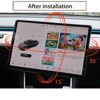 Screen Rotation Bracket For Tesla Model Accessories Central Control For Model3 Y 2021 Car GPS Navigation Holder Accessory