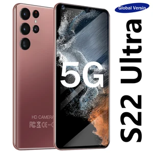 s22 ultra android smartphone 16gb 512gb 7 3 inch 5g network unlocked smart phone 6000mah celulares global version mobile phones free global shipping