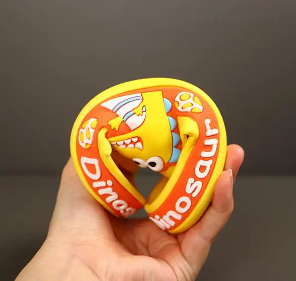 Детские тапочки с динозавром Нескользящие домашние для мальчиков и девочек