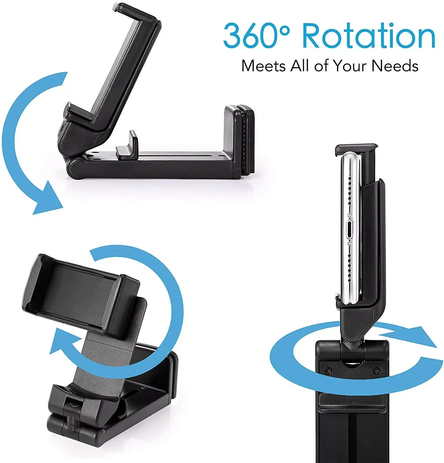 

Stand unitron world Cell Phone Portable Phone Holder for Desk Airplane Flight Bed Adjustable Compatible with iPhone 12 Pro Max