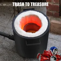 Плавильная газовая печь до 1350 °C (золото, серебро, медь, алюминий, цинк, олово и пр.)#3