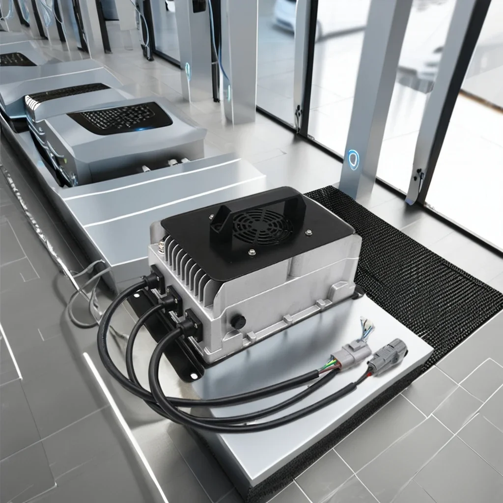 Портативное зарядное устройство мощностью 3 кВт для электромобилей с выходное