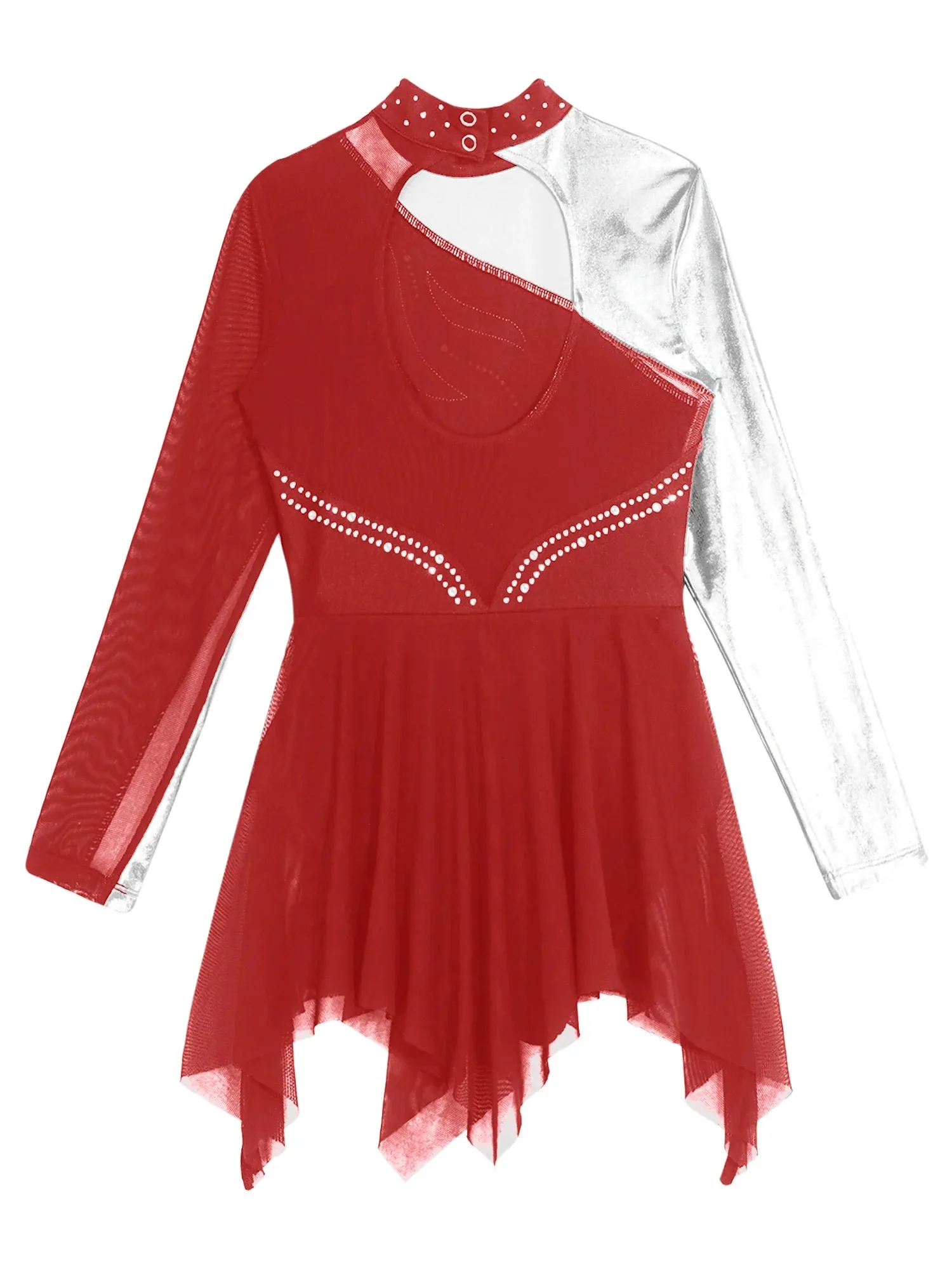 Танцевальное платье iiniim бронзовый спандекс