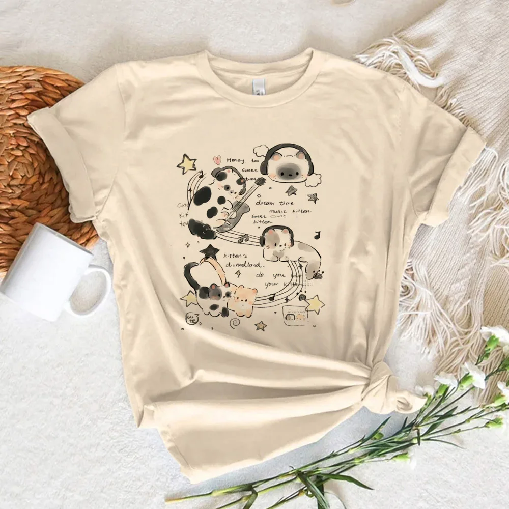 Женская футболка Cutecore Y2K дизайнерская японская женская графическая одежда в