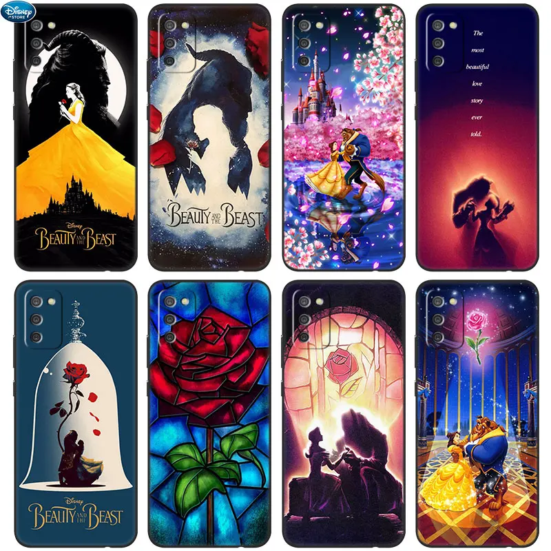 Чехол Disney Красавица и Чудовище для Samsung Galaxy A03S A02S A01 A03 Core A11 A10S A20S A20E A30 A40 A41 A6 A7 A8 2018 A5