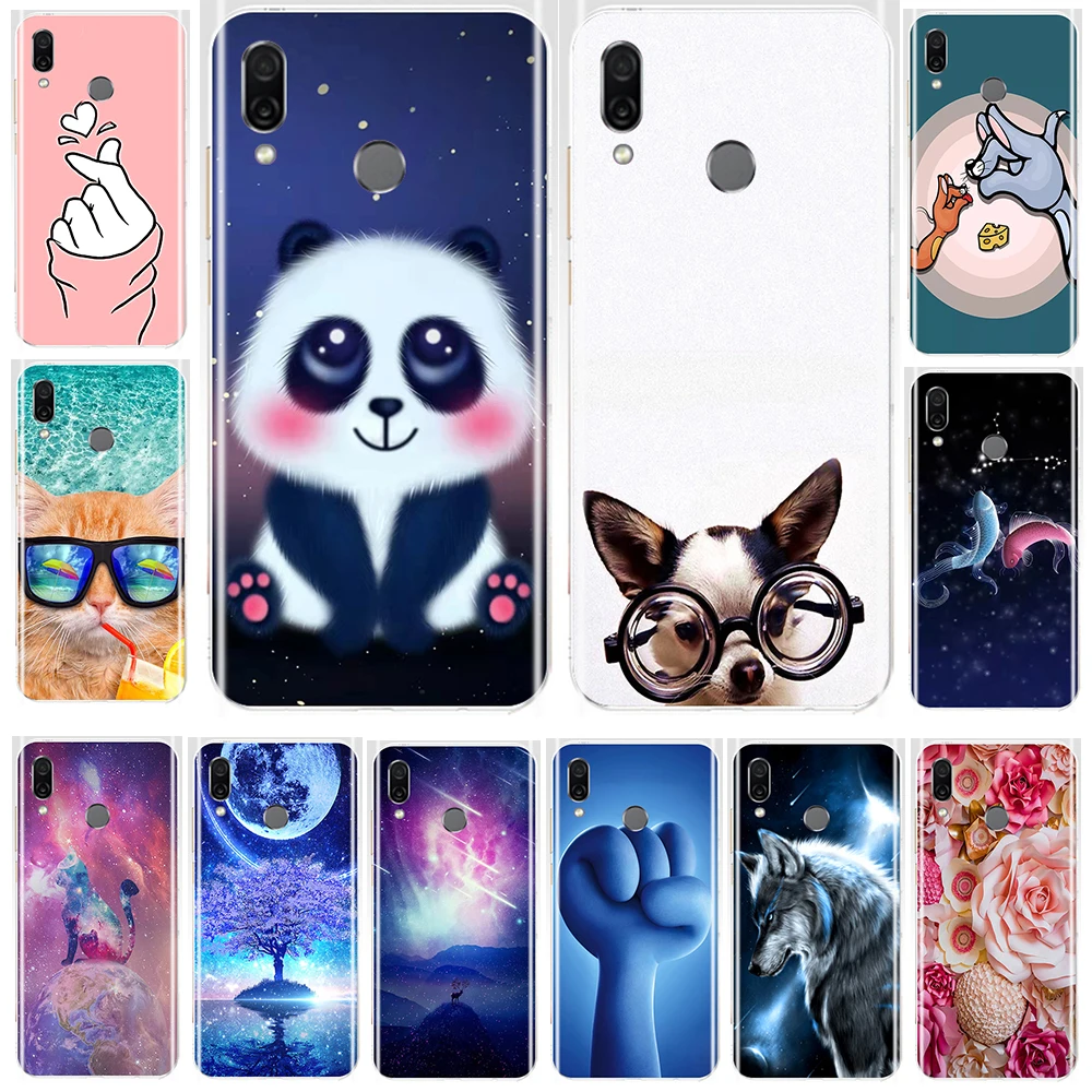 

Applicable to Huawei Y5, Y6, Y7 Pro 2019 series spray painted rear cover shell silicone TPU Huawei Y7p Y8p 2020 shockproof case