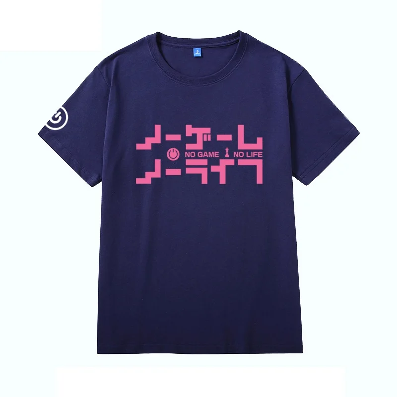 

Anime Cartoon NO GAME NO LIFE Sora Shiro Casual T-Shirt TShirt