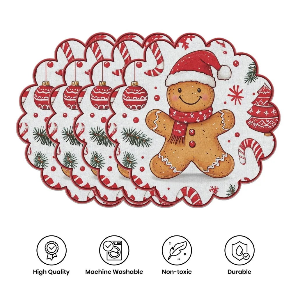 

Набор круглых термостойких подставок для тарелок из 4 штук