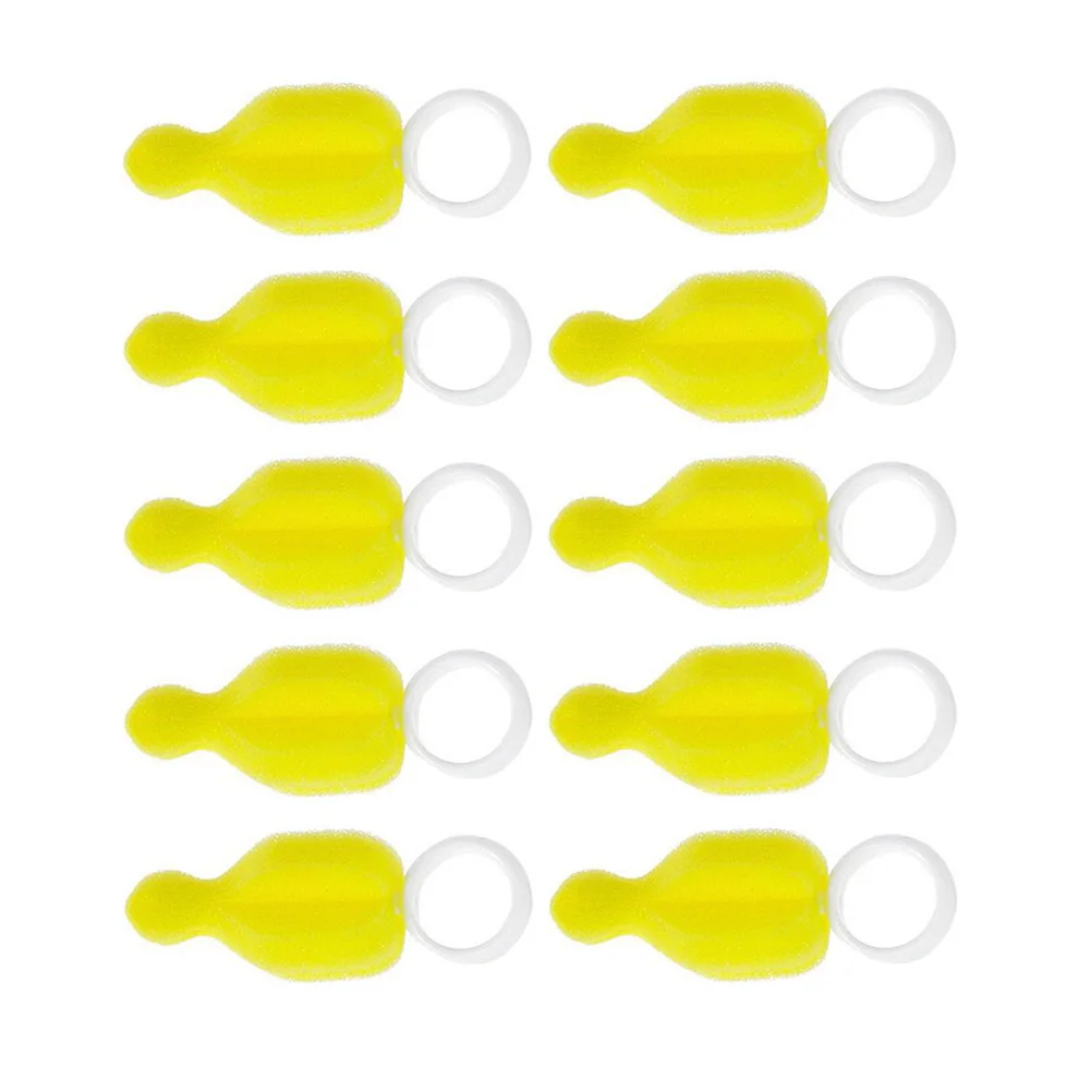 

Bottle Brushes Cleaner Pacifier Sponge Cleaning Brush Bottle Sponge Brush for Toddler Infant Newborn 20pcs Yellow