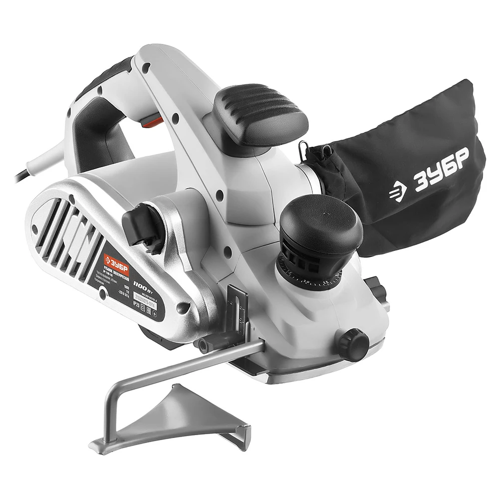 Рубанок электрический ЗУБР ЗР-1100-110 (Мощность 1100 Вт ширина строгания 0-110 мм