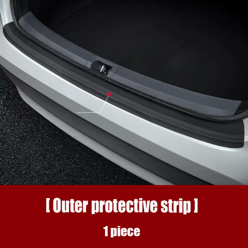 

Кожаный стикер для защиты порога двери багажника для Toyota Highlander U70 2020 2021 2022 2023 2024