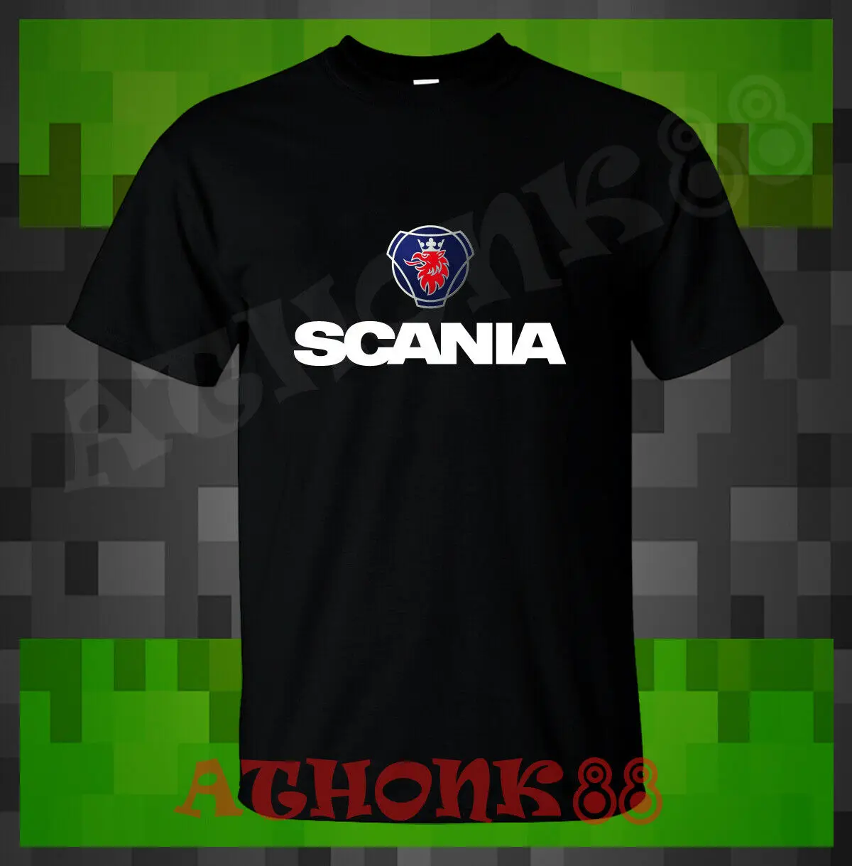 

NEW MEN'S T-SHIRT FIT FOR Scania Truck Logo T-SHIRT