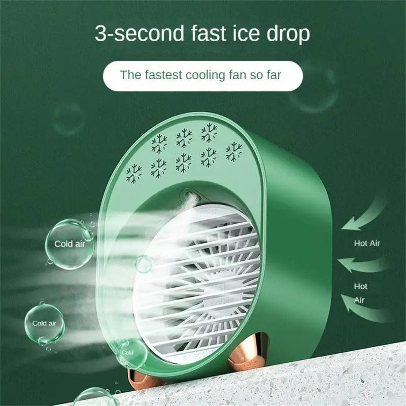 

Multifunctional Spray Refrigeration Cooling Ventilador Usb Charging Air Conditioner Water Supplement Meter Ultra-quiet Portable