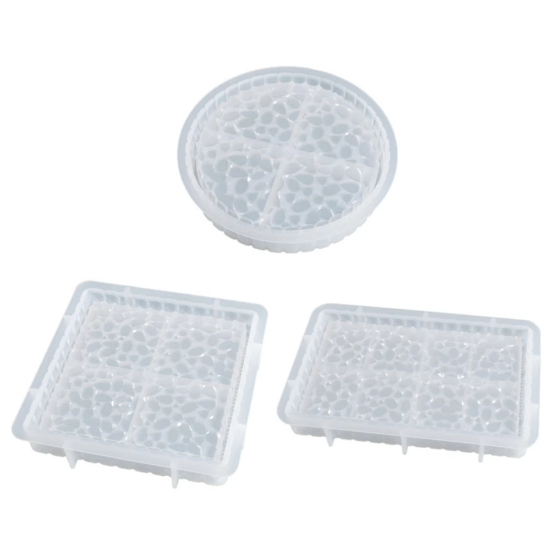 

Epoxy Silicone Diamond Pattern Mold Suitable for Home Decor Table Wine Tray TOP