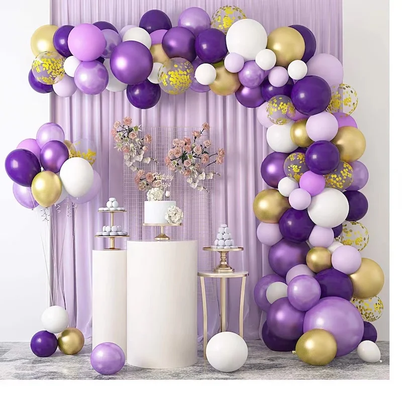

Purple Macarons Suit Balloon Party Decorations Balloon Wedding Happy Birthday Balloons Baby Shower Supplies Kid Toys Lovely Gift