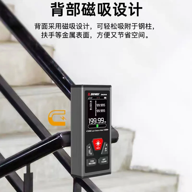 Высокоточное инфракрасное измерение Зеленой лампы электронная линейка