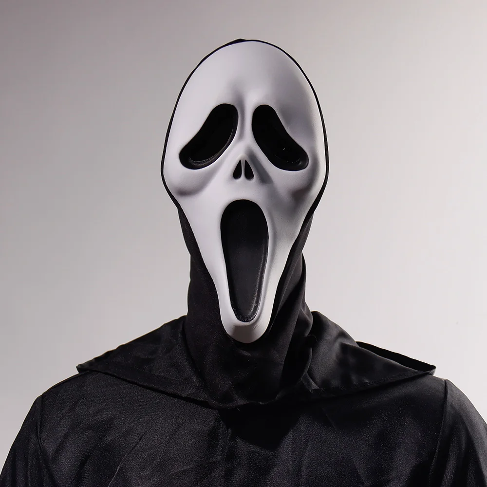 

Horror Scream Face Ghost House Mask Cosplay Scary Killer Evil Demon EVA Half Face Masks Halloween Carvinal Party Costume Props