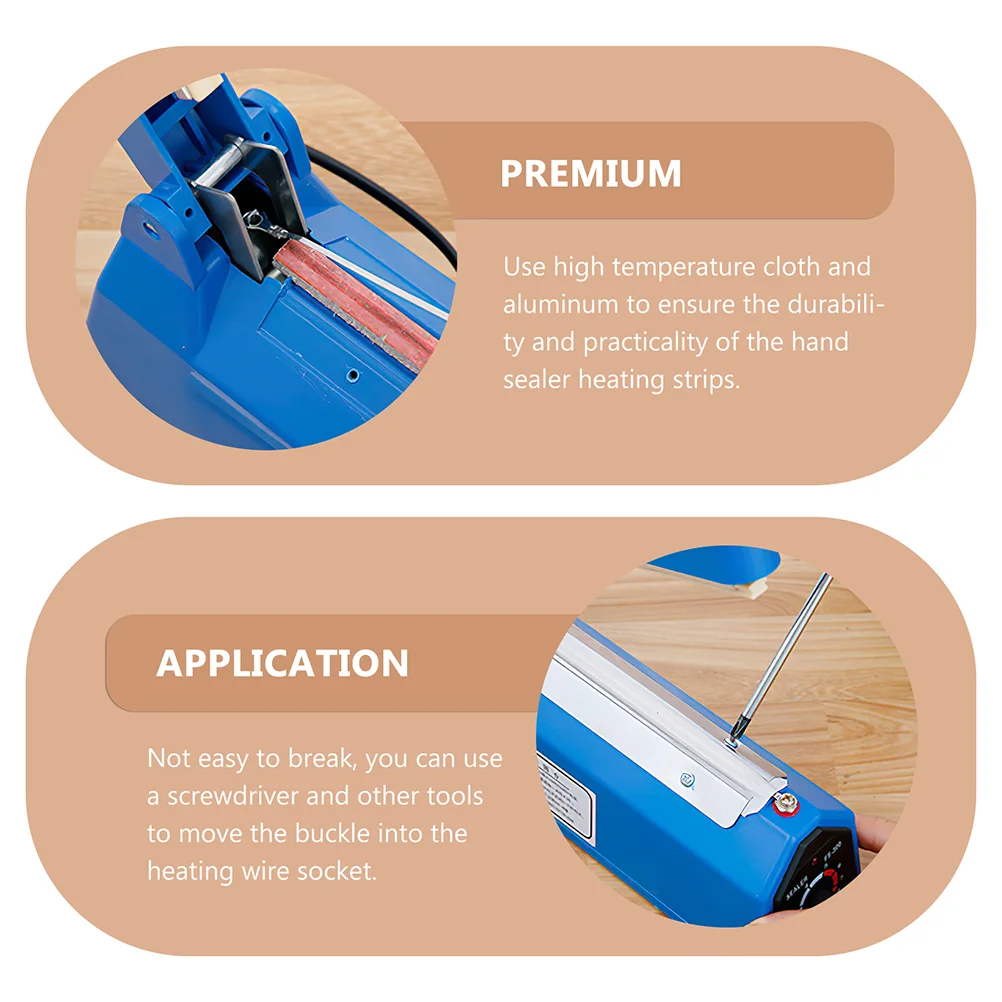 

Sealing Machine Heating Wire Sealer Replacement Parts Strips Bag Hand Impulse Element Elements