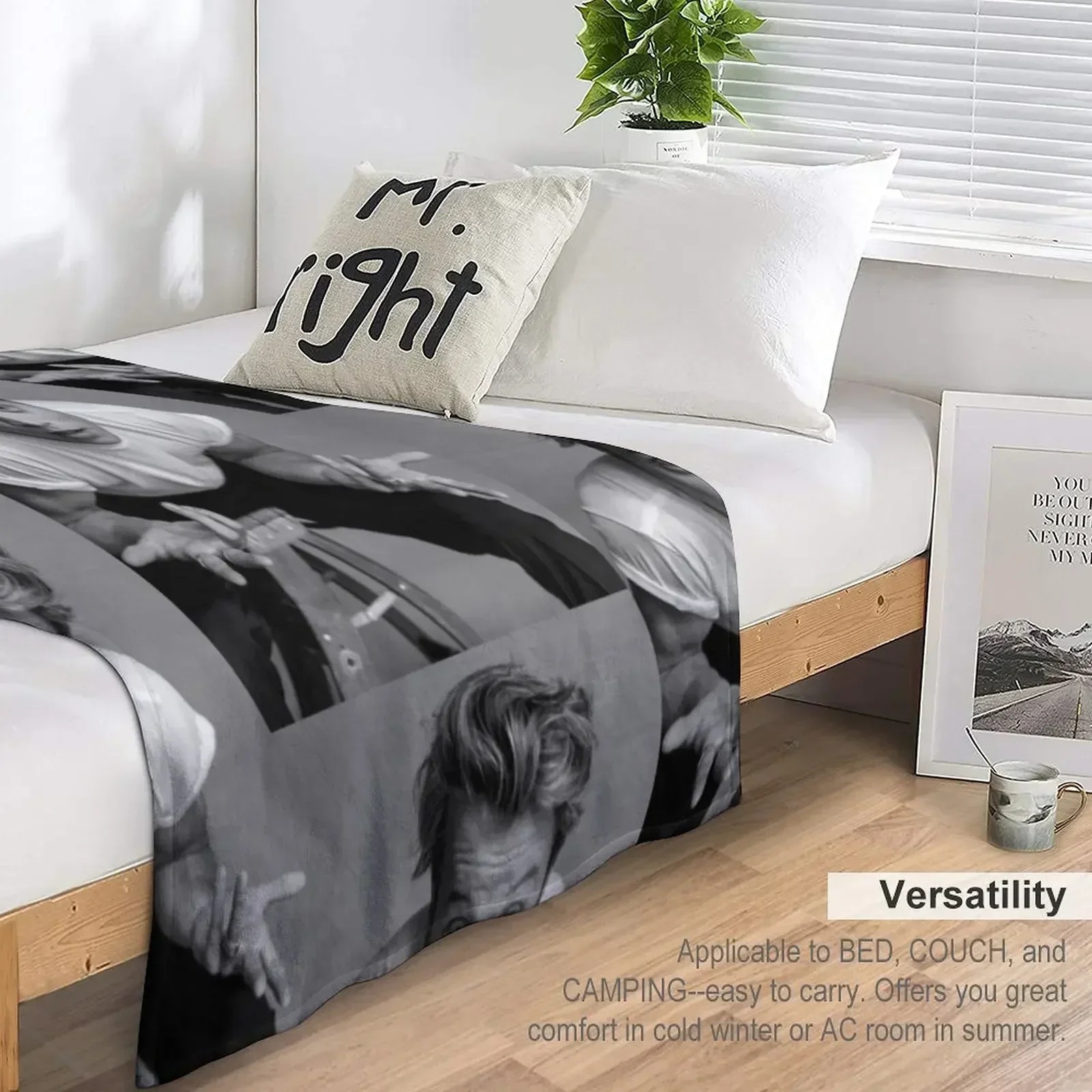 Одеяло rudy pankow плюшевое одеяло в стиле манга