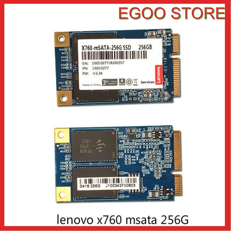 Lenovo X760 MSATA 256G SSD Y470 Y400 Y480 B480 E430 X230 M490 yoga-13 X1 T420T 430S E430 SSD computer upgrade