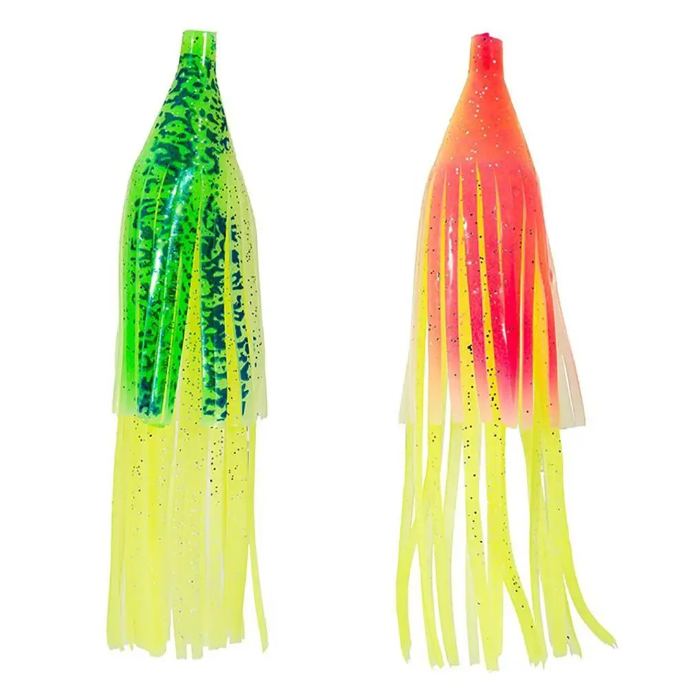 

20cm Luminous Fishing Lures Squid Skirts Artificial Thickened Double Layer Simulation Soft Bait Wobblers