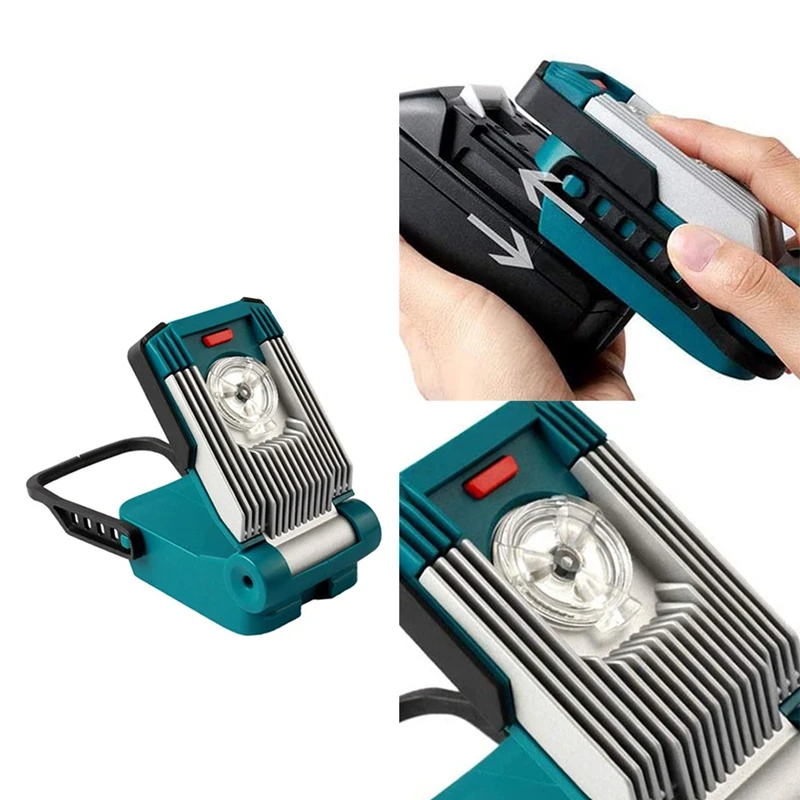 

18V 20V Portable Tool Flashlight Work Light Li-Ion Battery Supply Power Work Light For Makita