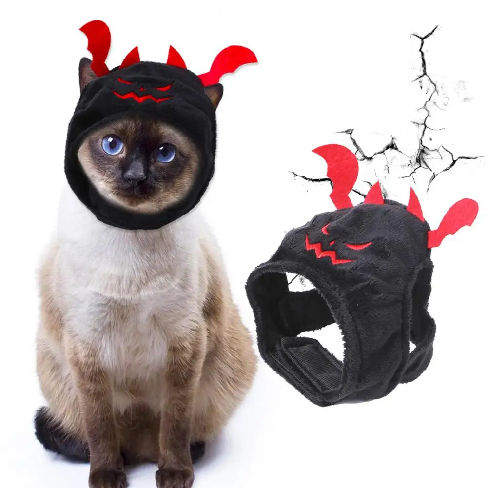 

Funny Halloween Pet Dog Costumes Headgear Cat Plush Cap Pet Cosplay Costumes Photo Props Headwear Pet Holiday Accessories