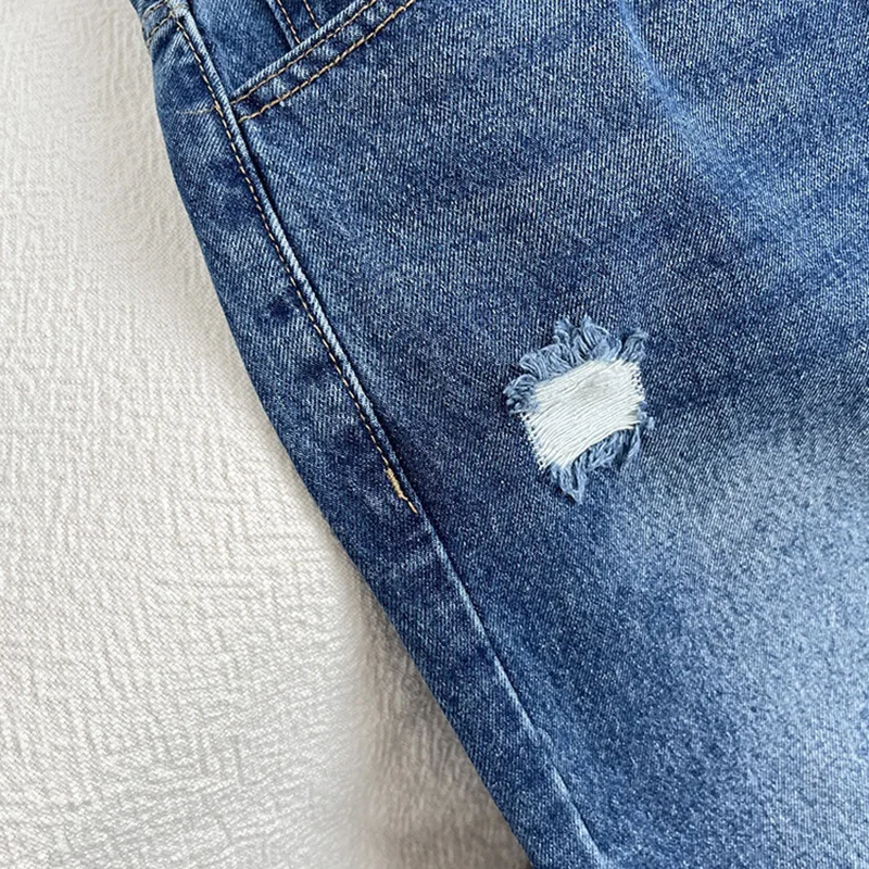 ADER ERROR Jeans Men's Loose Casual Shredded Straight Fit Ader Error Women's Jeans