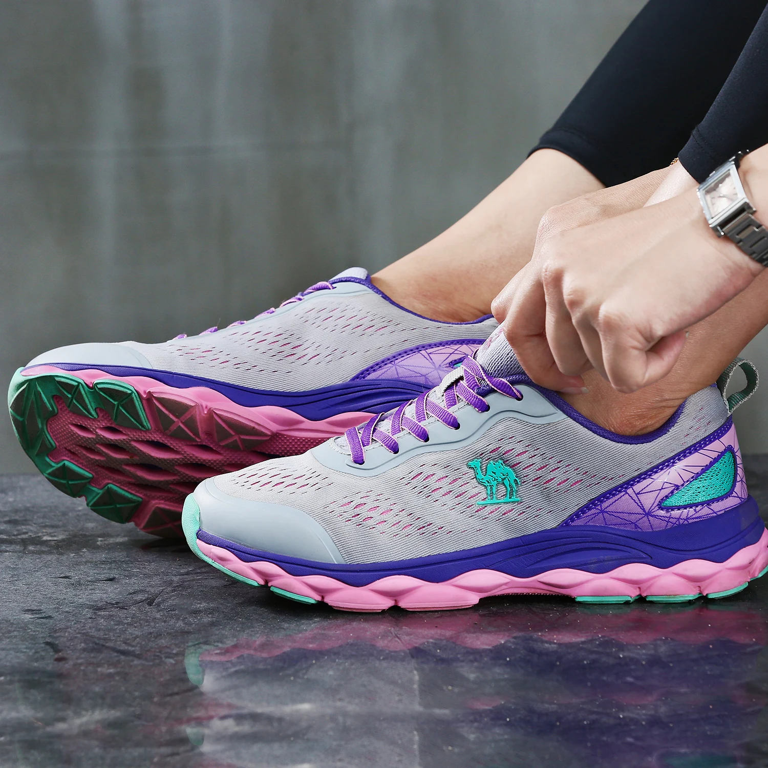 Goldencamel Sports Trail Running Shoes Casual Womens Mesh Upper Breathable Soft Sole Marathon Jogging Shoe Track Training Shoes