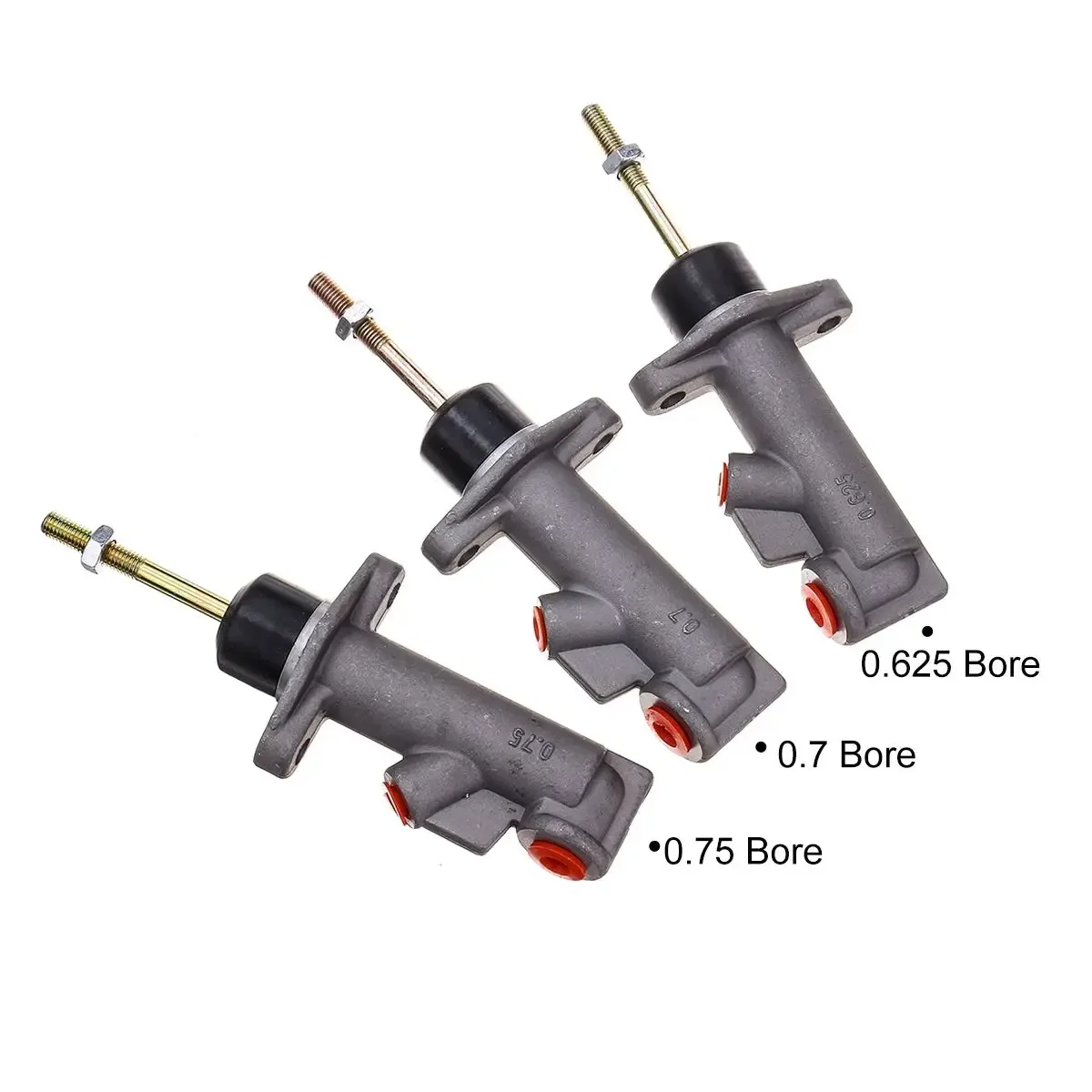 УНИВЕРСАЛЬНЫЙ ЦИЛИНДР тормозной муфты с отверстием 0 625/0 7/0 75 алюминиевый