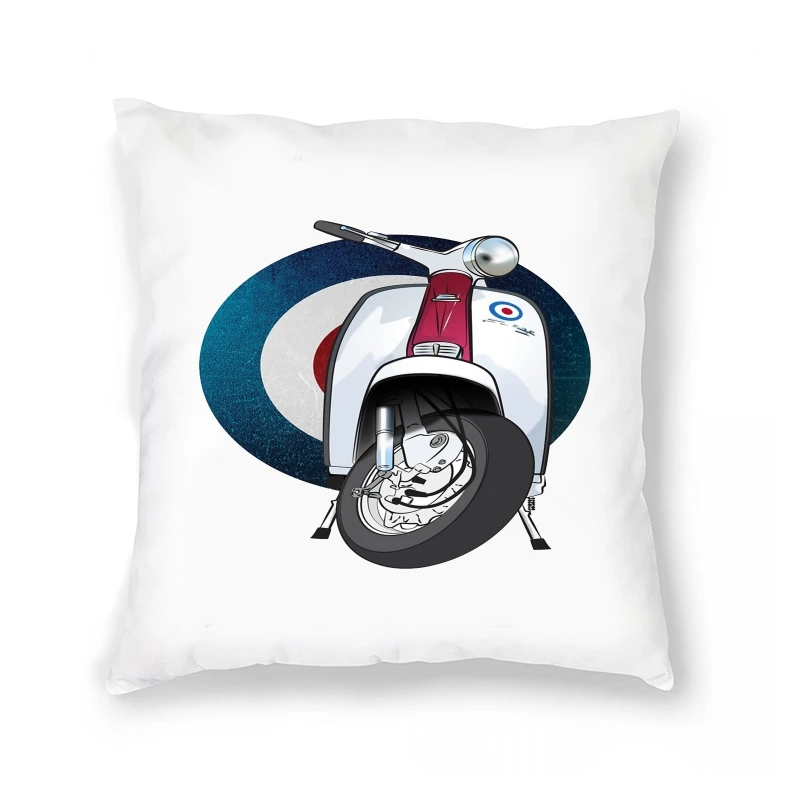 

Awesome Target Logo Italy Scooter Vintage Motocycle Graphic Pillow Case Big Size