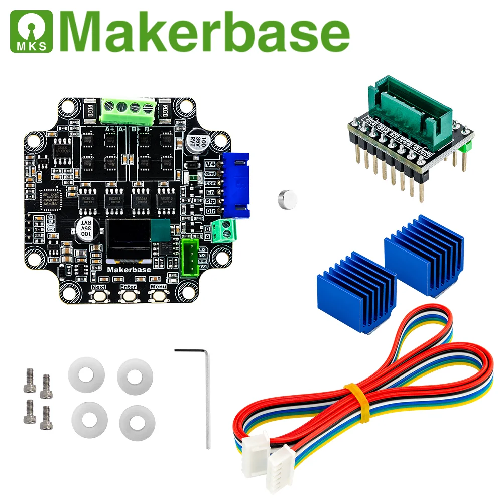Makerbase MKS SERVO57C PCBA NEMA23 Драйвер шагового двигателя с замкнутым контуром CNC 3d принтер