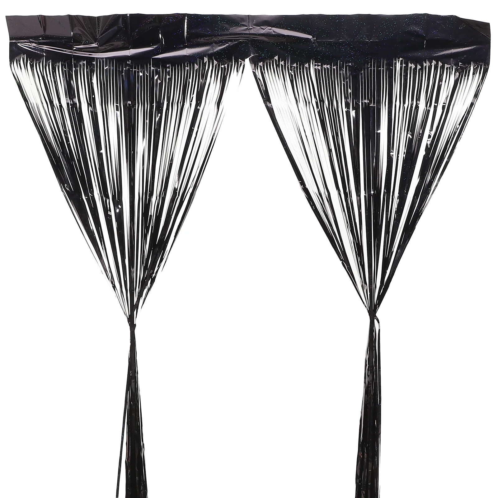 2 шт. занавеска от дождя серебряная фольга бахрома фон декор для вечеринки